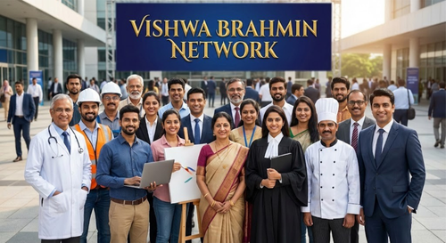 Indian entrepreneurs and professionals networking at a business gathering